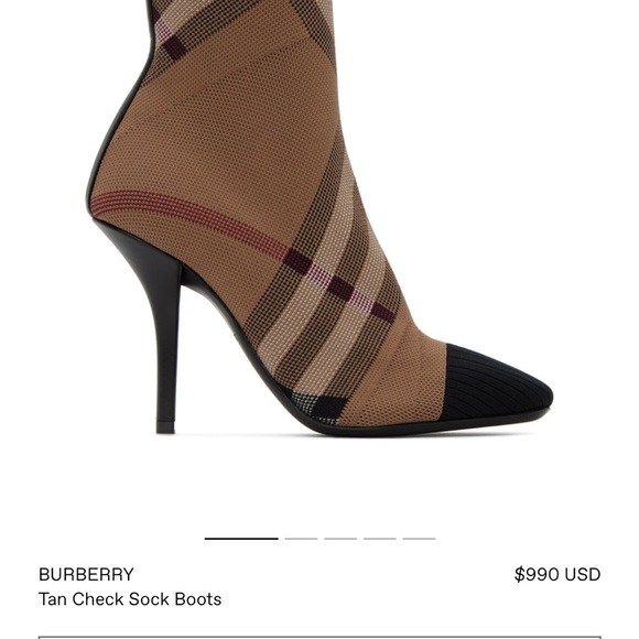 Burberry sock boots - Picture 1 of 2